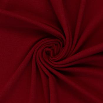 Swafing Vanessa HW25/26 Baumwoll Jersey Uni Burgundy 338